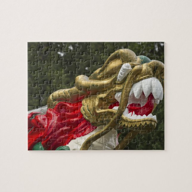 Chinesische Drachenbootfigur, Stanley Park (Horizontal)