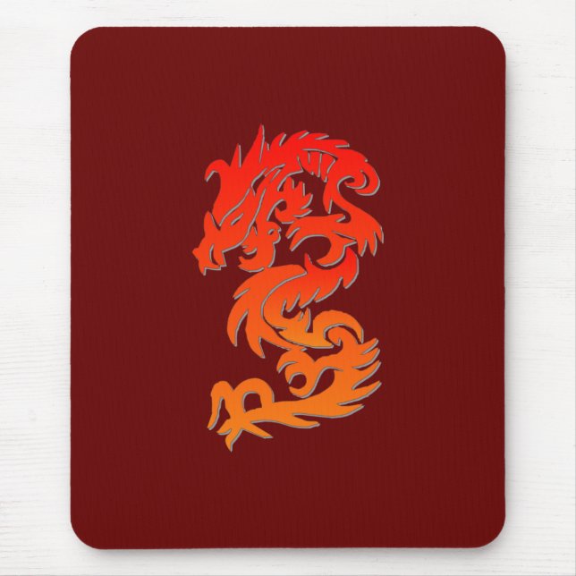 Chinesische Drachenfantasy-Maus-Pad Mousepad (Vorne)
