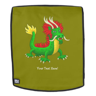 Chinesische Drachenillustration Rucksack