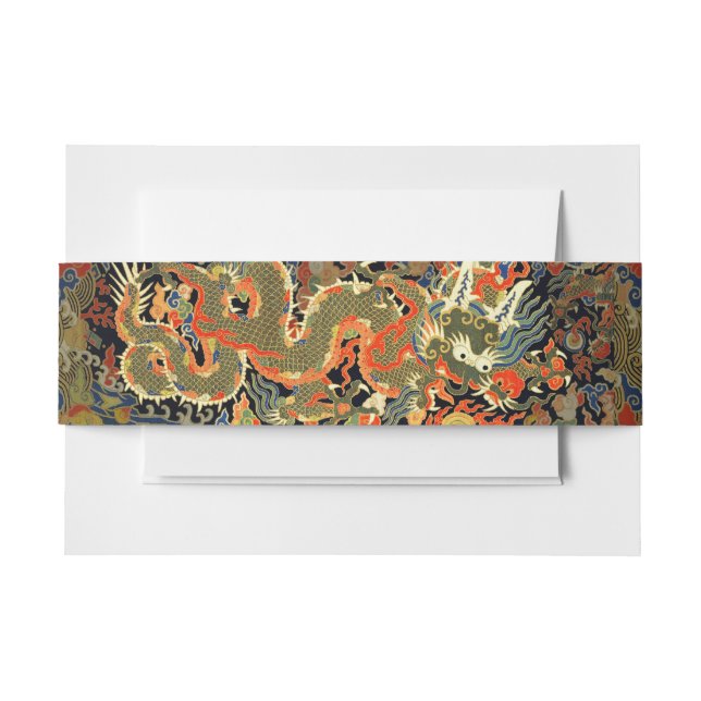 Chinesische Drachenkunst Einladungsbanderole (Vorderseite Beispiel)