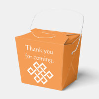Chinesische Eleganz in Orange Gevor Box