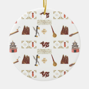 Chinesische Favoriten Runde Ornament