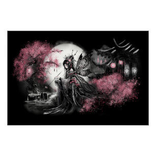 Chinesische Fee Illustration Poster