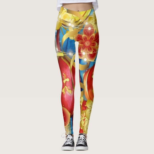 Chinesische Feiern Leggings (Vorderseite)