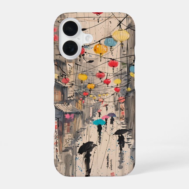 Chinesische Festspiele iPhone 16 Hülle (Rückseite)