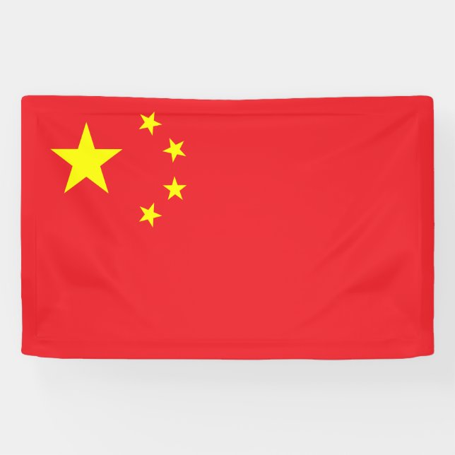 Chinesische Flagge Banner (Horizontal)