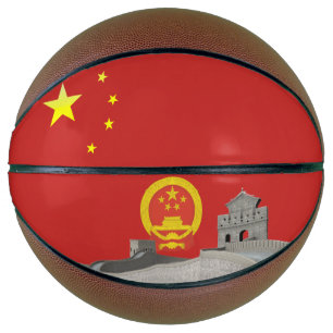 Chinesische Flagge Basketball