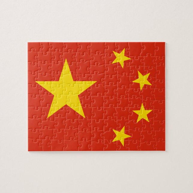 chinesische Flagge (China) (Horizontal)