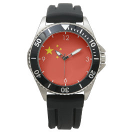 chinesische Flagge (China) Armbanduhr