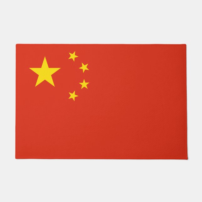 chinesische Flagge (China) Fußmatte (Vorderseite)