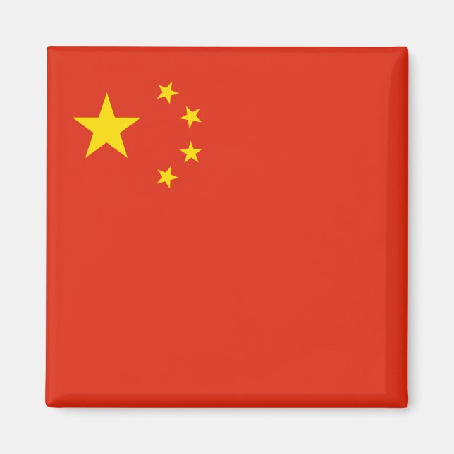 chinesische Flagge (China) Magnet (Vorne)
