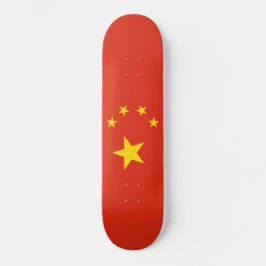 chinesische Flagge (China) Skateboard