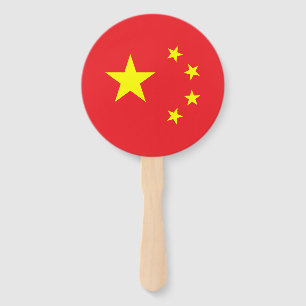 Chinesische Flagge Fächer