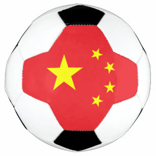 Chinesische Flagge Fußball