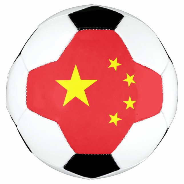Chinesische Flagge Fußball (Vorderseite)