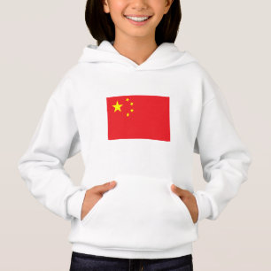 Chinesische Flagge Hoodie