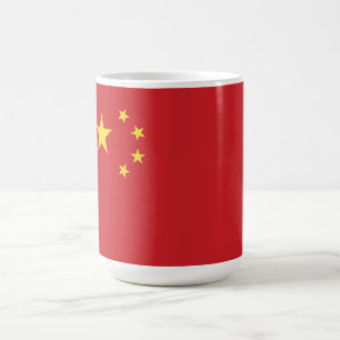 Chinesische Flagge Kaffeetasse