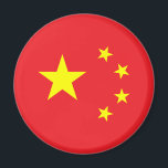Chinesische Flagge Magnet<br><div class="desc">Die Nationalflagge der China.</div>
