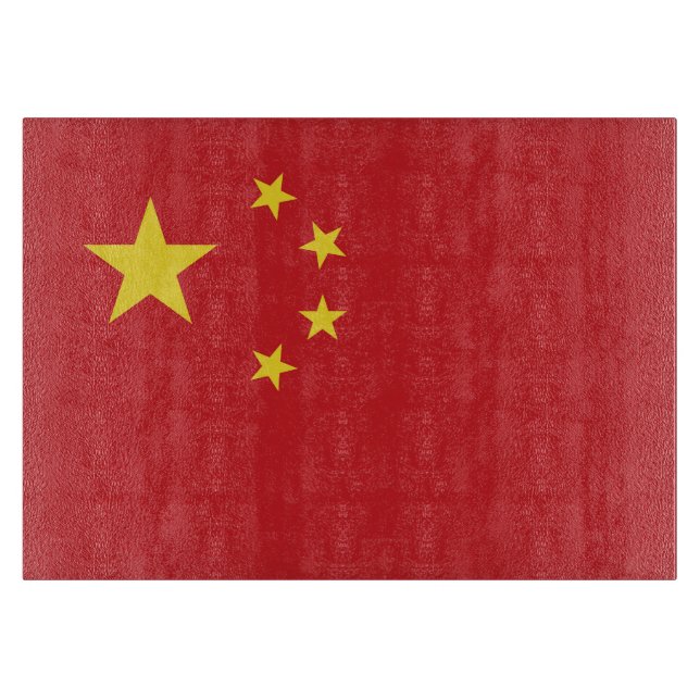 Chinesische Flagge Schneidebrett (Vorderseite)