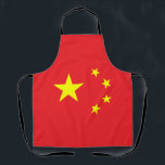 Chinesische Flagge Schürze<br><div class="desc">Die Nationalflagge der China.</div>