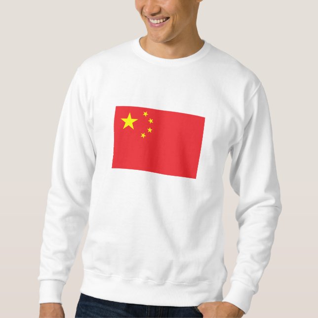 Chinesische Flagge Sweatshirt (Vorderseite)