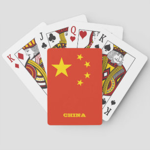 Chinesische Flaggenspiele, Chinen spielen Karten Spielkarten