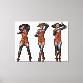 chinesische Frau Leinwanddruck