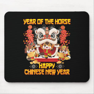 Chinesische Frauen freuen sich über das neue Jahr  Mousepad