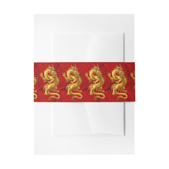 Chinesische Gold Dragon New Year Party Buble Band (Vorderseite Beispiel)