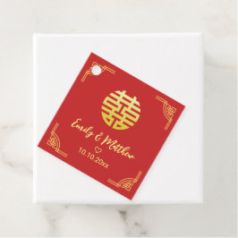 Chinesische Hochzeit goldenes Rahmen Double xi Geschenkanhänger