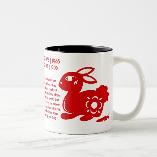 CHINESISCHE ILLUSTRATION DES ZWEIFARBIGE TASSE (Rechts)