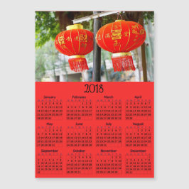 Chinesische Kalender-magnetische Foto-Karte des Magnetkarte