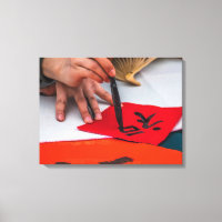 Chinesische Kalligrafie-Demonstrationskanvas