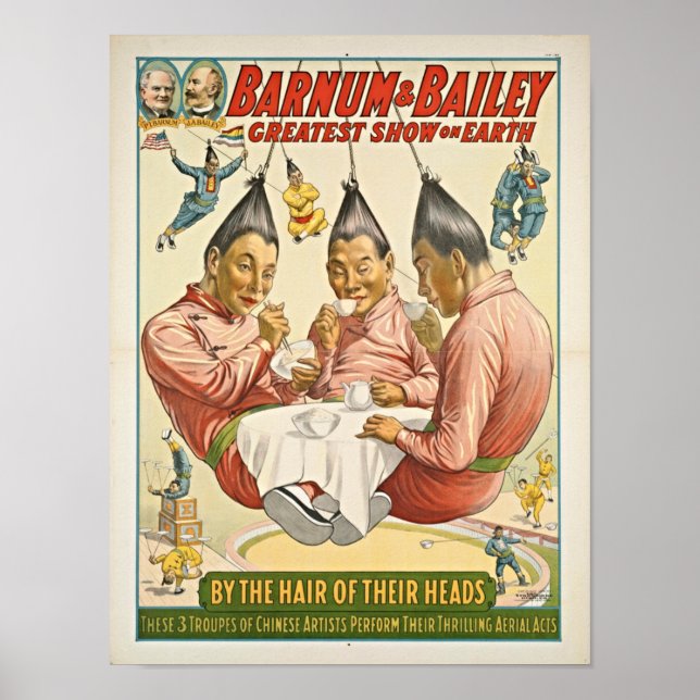 Chinesische Künstlertroupen Circus Poster (Vorne)