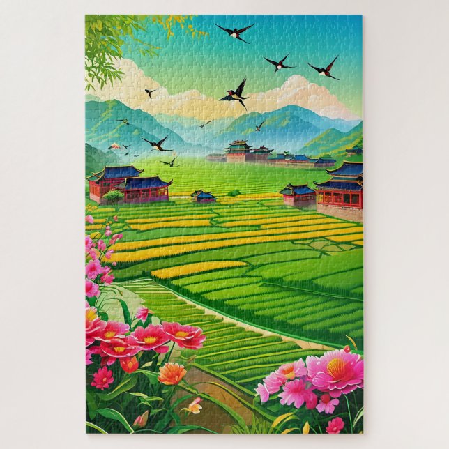 Chinesische Landschaft (Vertikal)