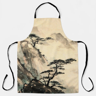 Chinesische Landschaftsmalerei,chinesisch,malend,j Schürze