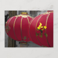 Chinesische Laternen aus Rot und Gold