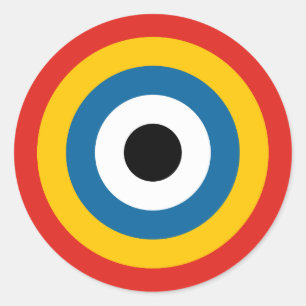 Chinesische Luftwaffe Roundel 1920-1921 Runder Aufkleber