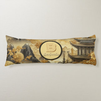 Chinesische Malerei Imitate Golden Dripping Mit Mo Seitenschläferkissen