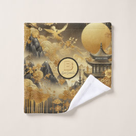 Chinesische Malerei Imitate Golden Dripping Mit Mo Waschlappen