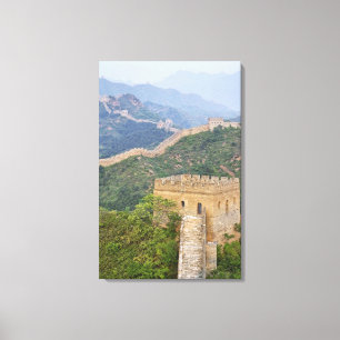 Chinesische Mauer bei Jinshanling, China. 2 Leinwanddruck