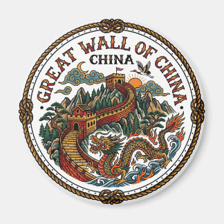 Chinesische Mauer Magnet