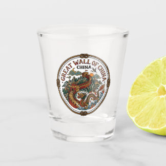 Chinesische Mauer Schnapsglas