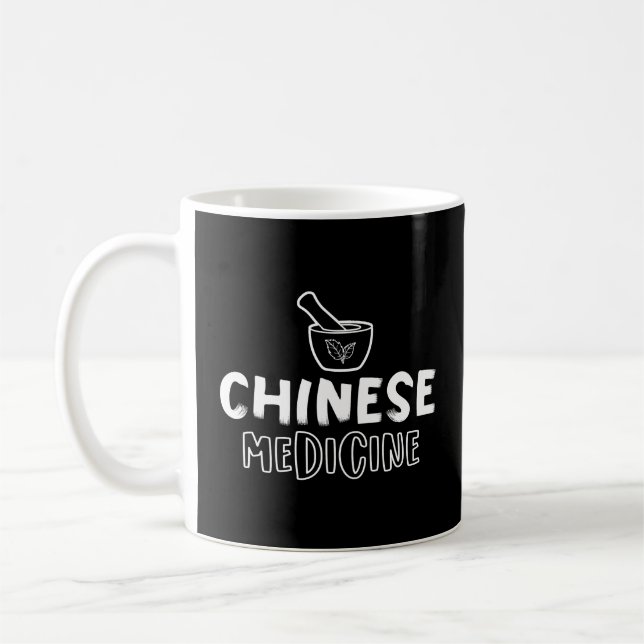 Chinesische Medizin Heilkräuter Kräutertherapie Kaffeetasse (Links)