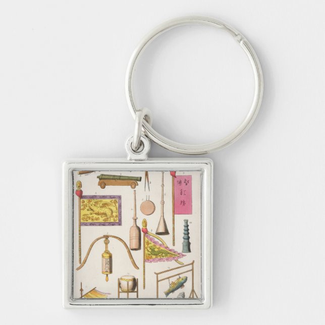 Chinesische Militärausrüstung, Illustration von Schlüsselanhänger (Vorne)