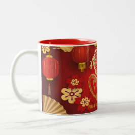 Chinesische Mondneujahrs 2024 Dragon Gold TASSE