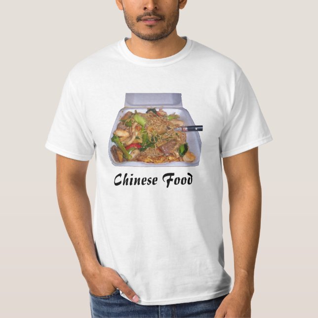 "Chinesische Nahrungsmittel" Licht-T - Shirt (Vorderseite)
