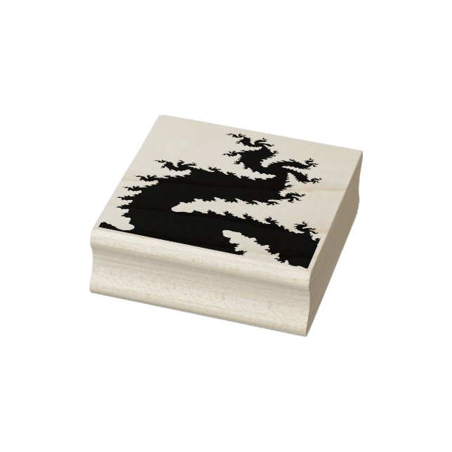 Chinesische Neujahrsdrache Fraktal Holzkunst Brief Gummistempel (Stempel)