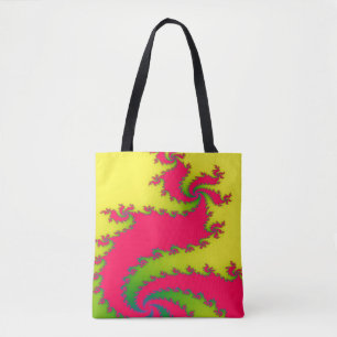 Chinesische Neujahrsdrache Fraktal Totbeutel Tasche