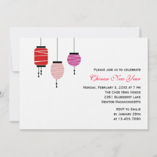 Chinesische Neujahrsklänge Einladung